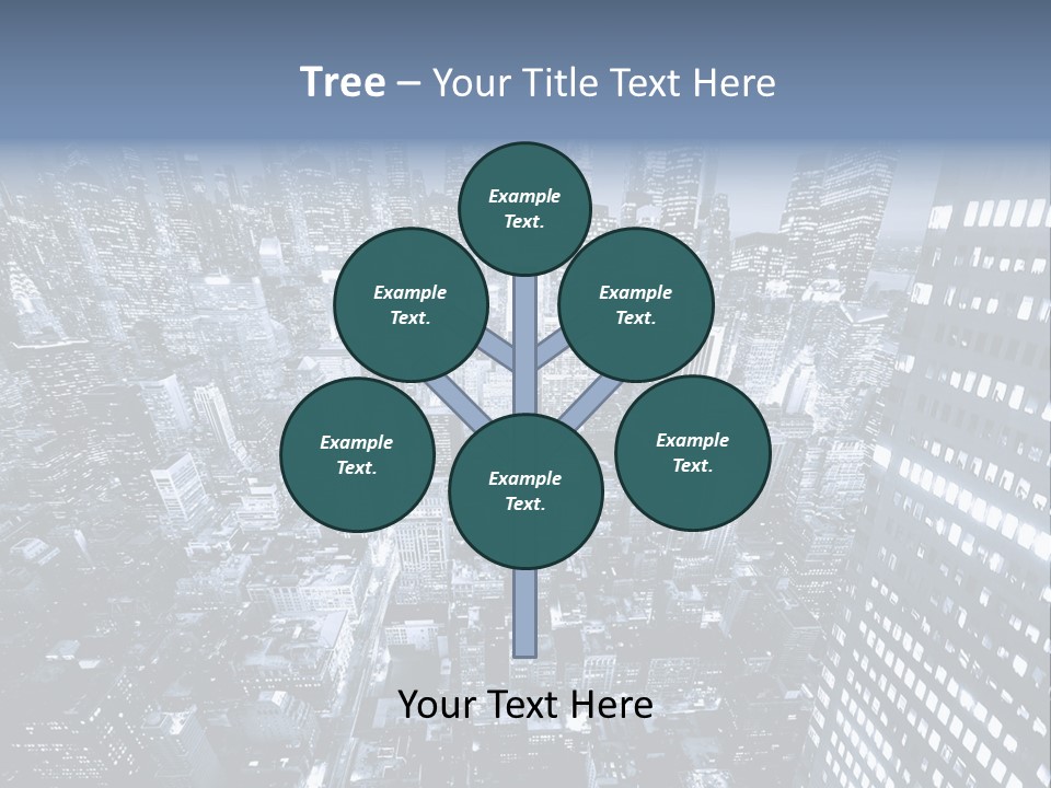 Avenue Structure America PowerPoint Template