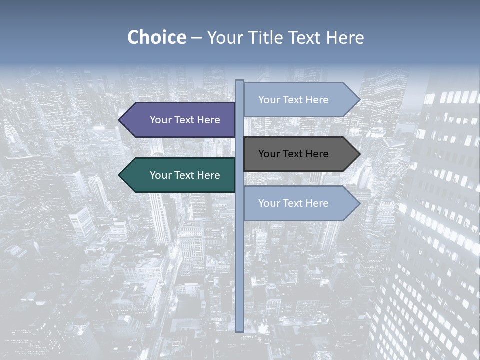 Avenue Structure America PowerPoint Template