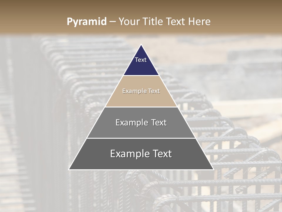 Strength Concrete Mesh PowerPoint Template