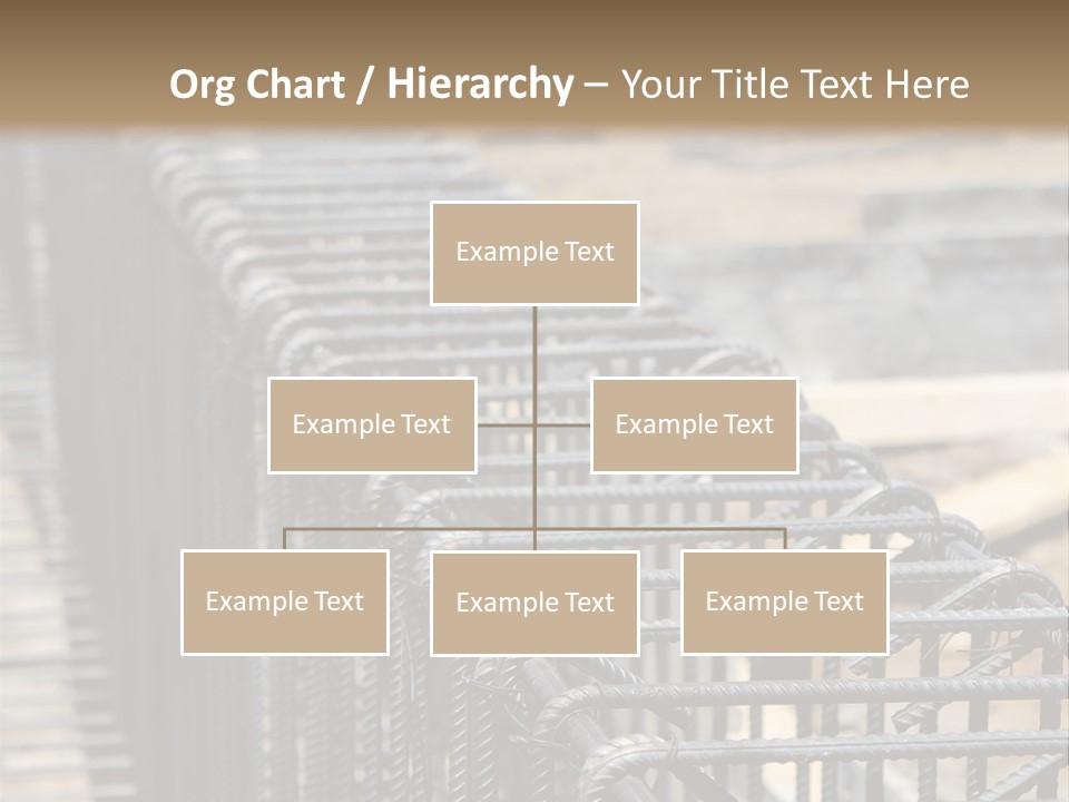 Strength Concrete Mesh PowerPoint Template