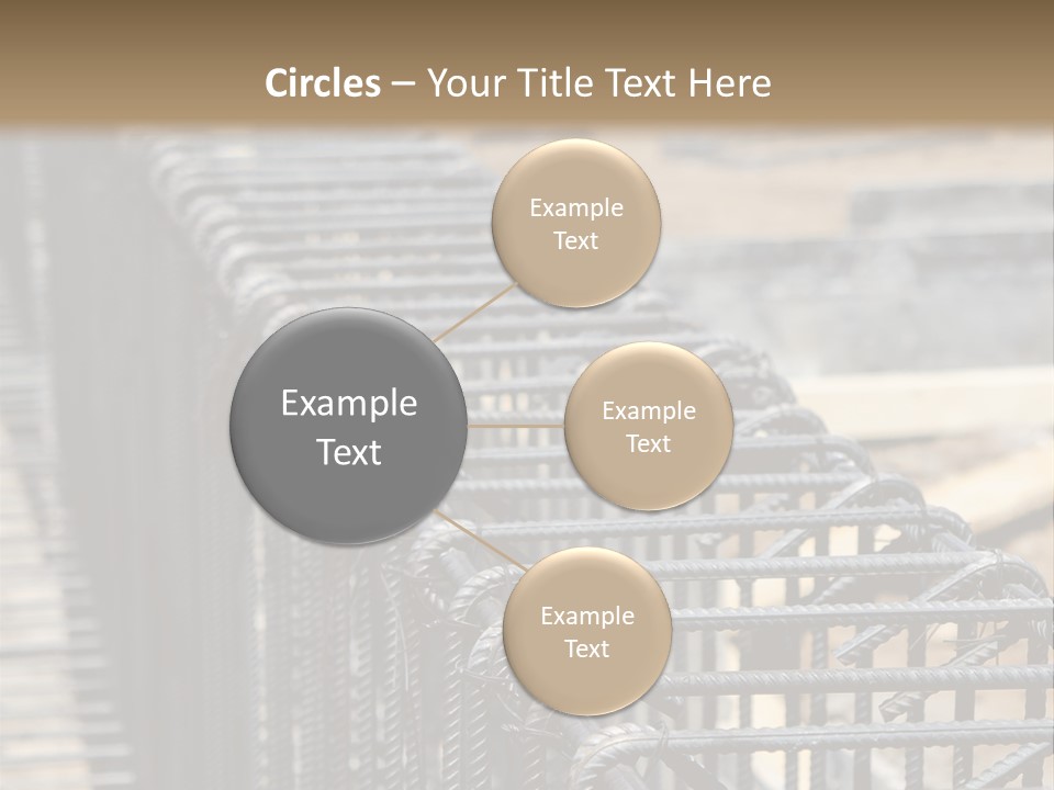 Strength Concrete Mesh PowerPoint Template