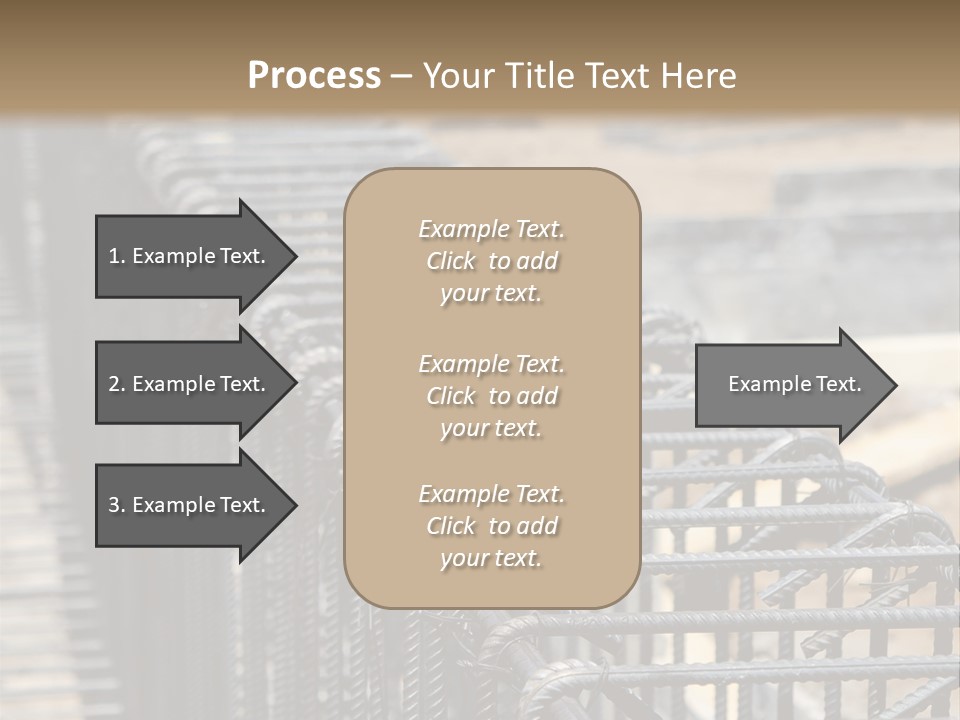 Strength Concrete Mesh PowerPoint Template