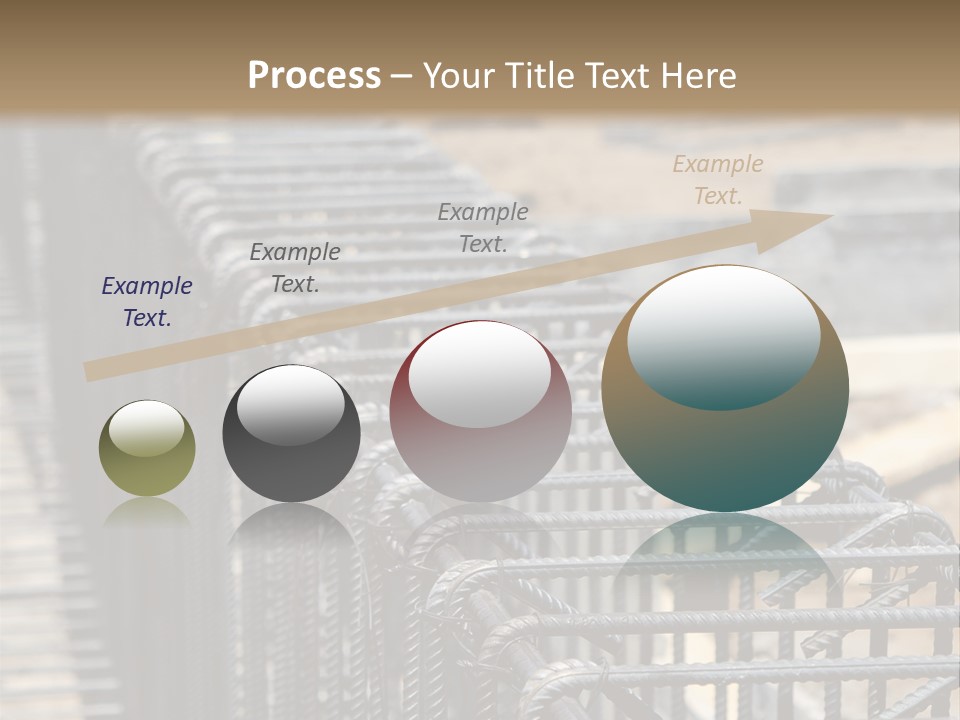 Strength Concrete Mesh PowerPoint Template