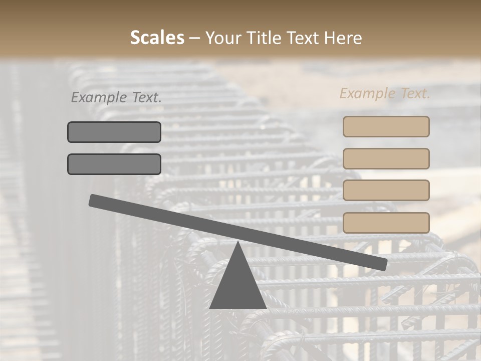 Strength Concrete Mesh PowerPoint Template