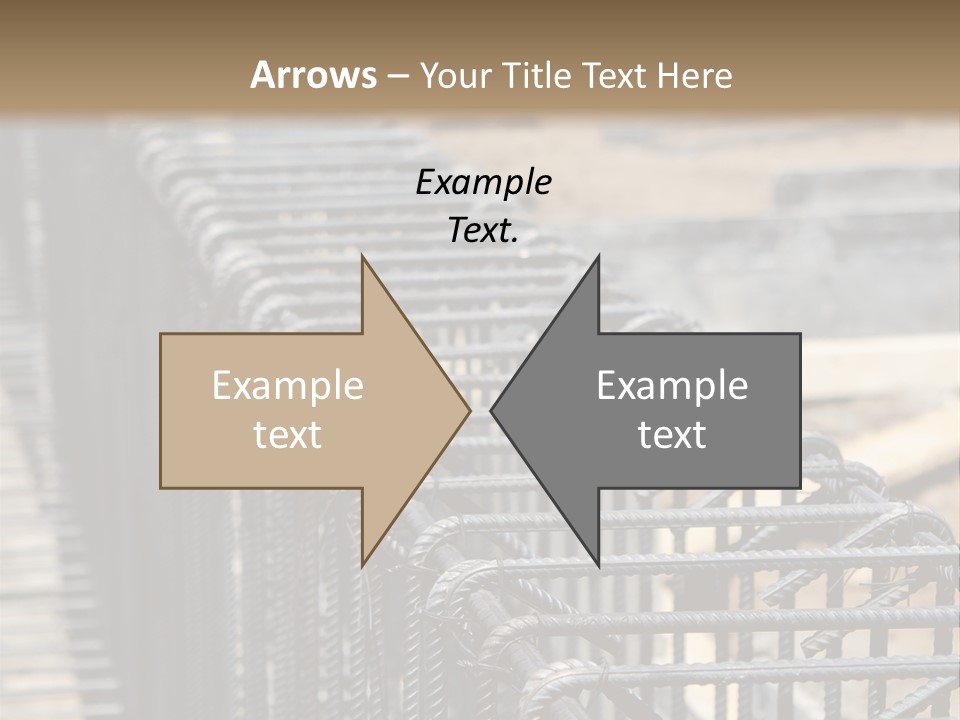 Strength Concrete Mesh PowerPoint Template