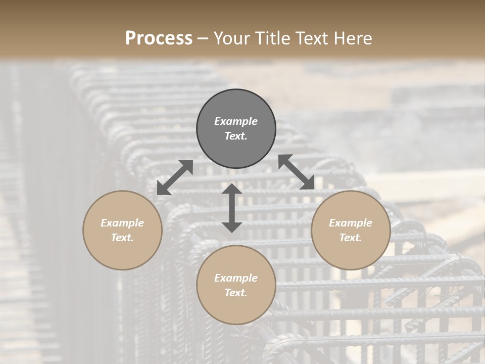 Strength Concrete Mesh PowerPoint Template