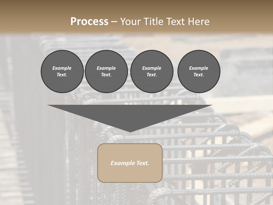 Strength Concrete Mesh PowerPoint Template