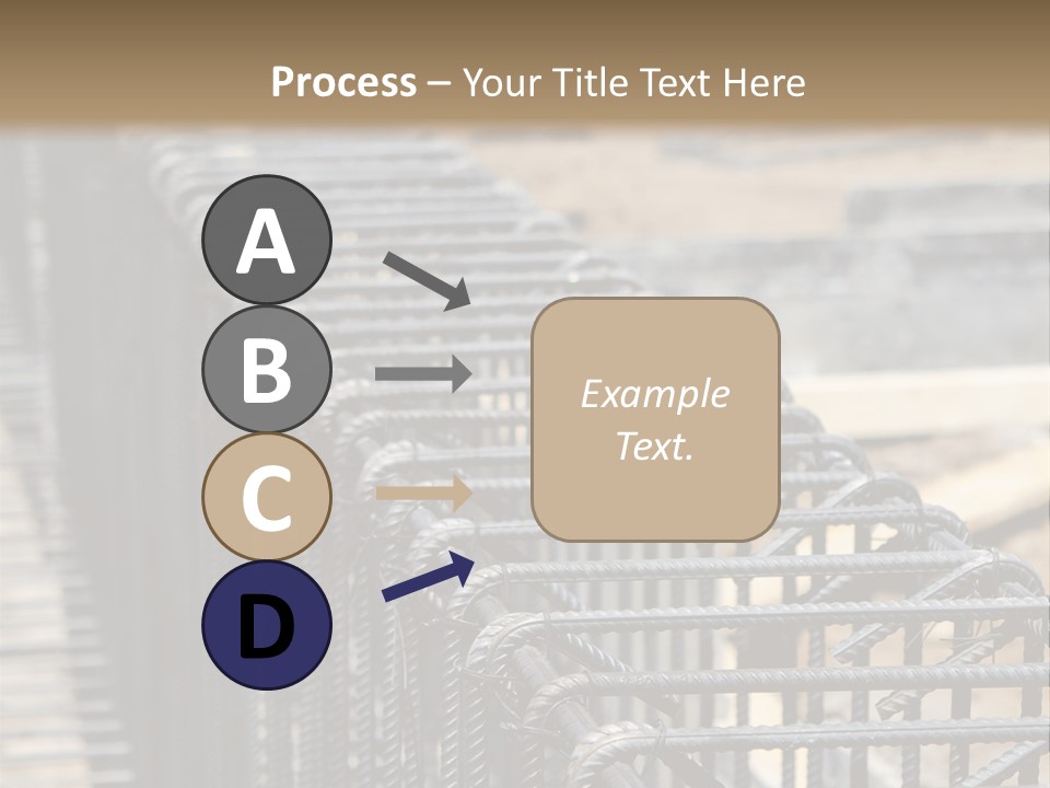 Strength Concrete Mesh PowerPoint Template