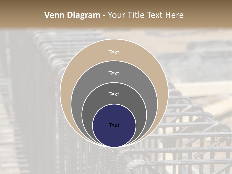 Strength Concrete Mesh PowerPoint Template