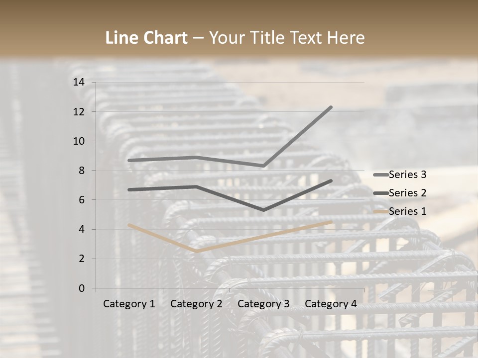 Strength Concrete Mesh PowerPoint Template