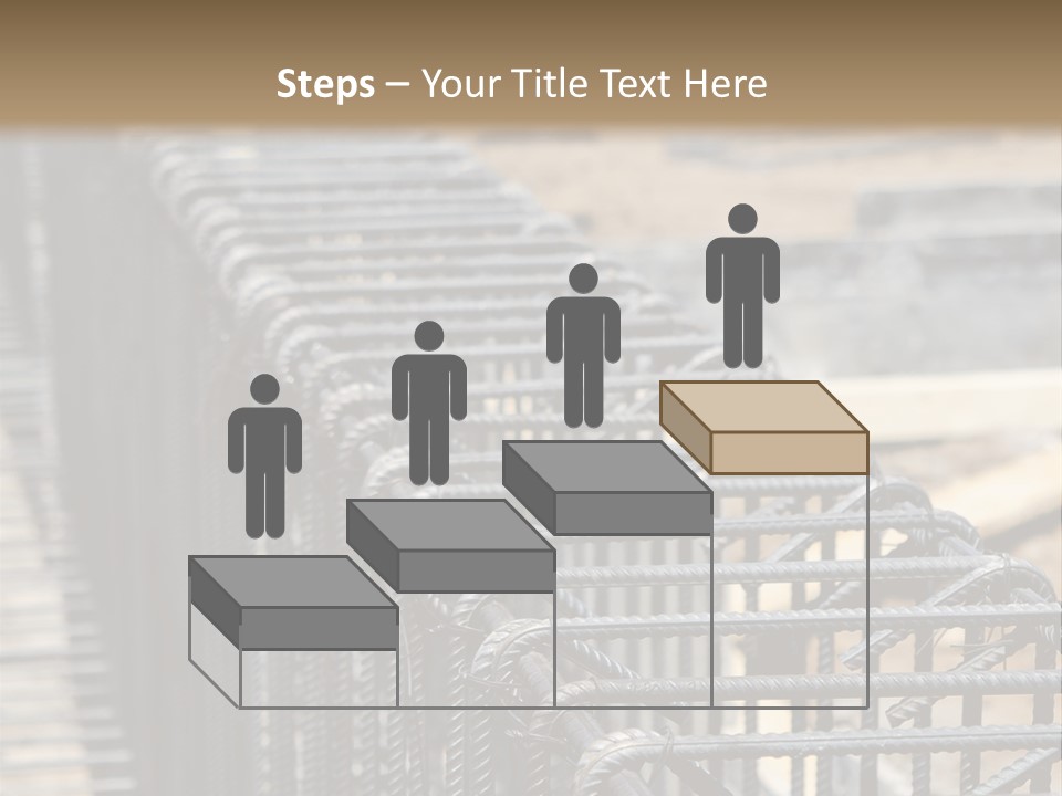 Strength Concrete Mesh PowerPoint Template