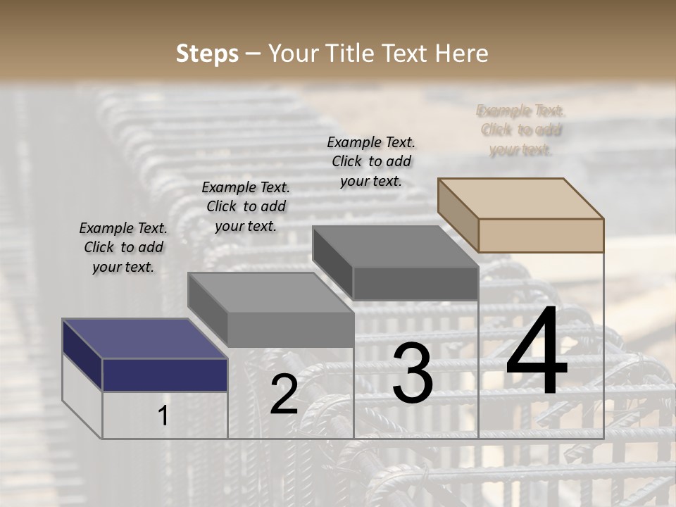 Strength Concrete Mesh PowerPoint Template