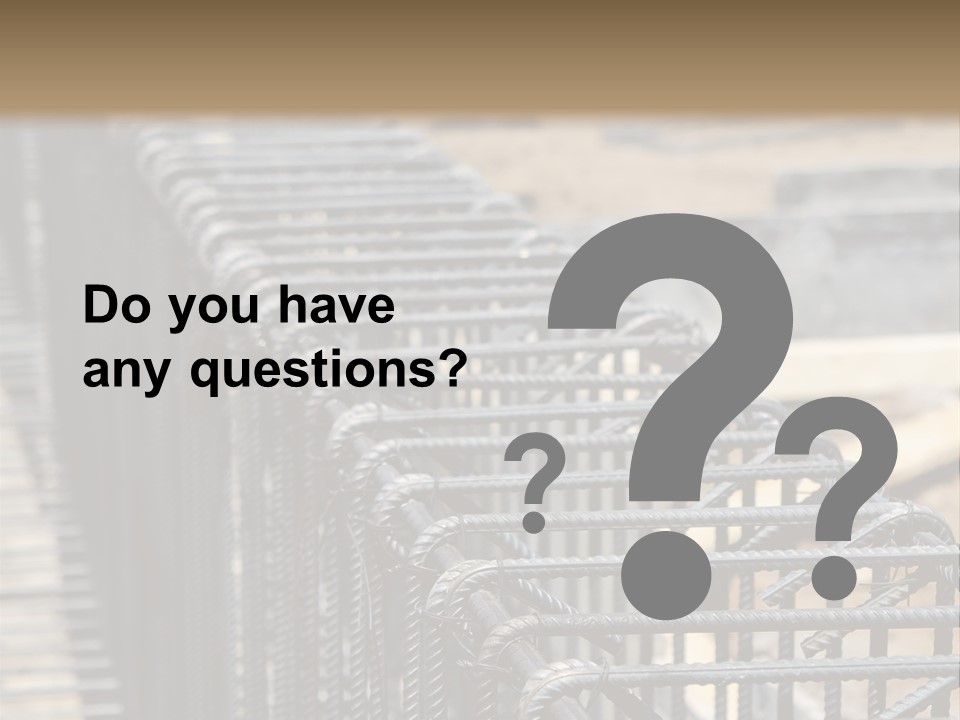 Strength Concrete Mesh PowerPoint Template