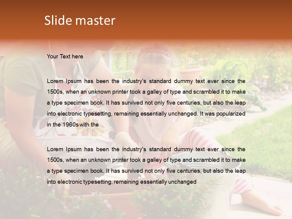 Bloom Retirement Spring PowerPoint Template