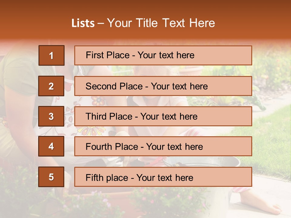 Bloom Retirement Spring PowerPoint Template