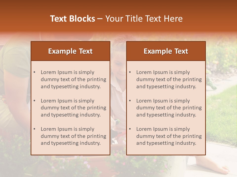 Bloom Retirement Spring PowerPoint Template