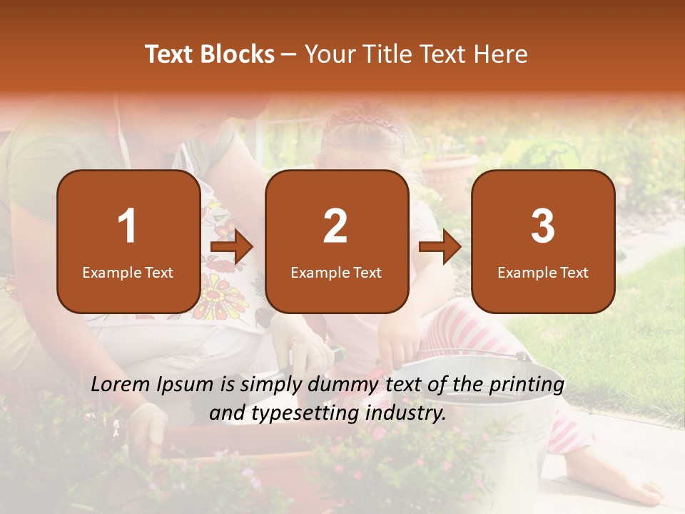 Bloom Retirement Spring PowerPoint Template