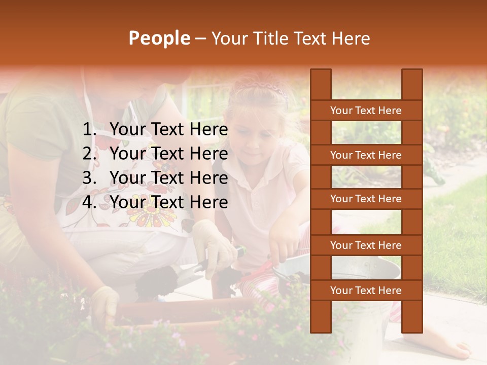 Bloom Retirement Spring PowerPoint Template