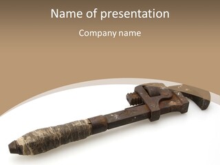 Faucet Heavy Head PowerPoint Template
