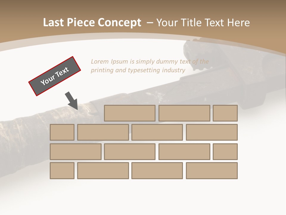 Faucet Heavy Head PowerPoint Template