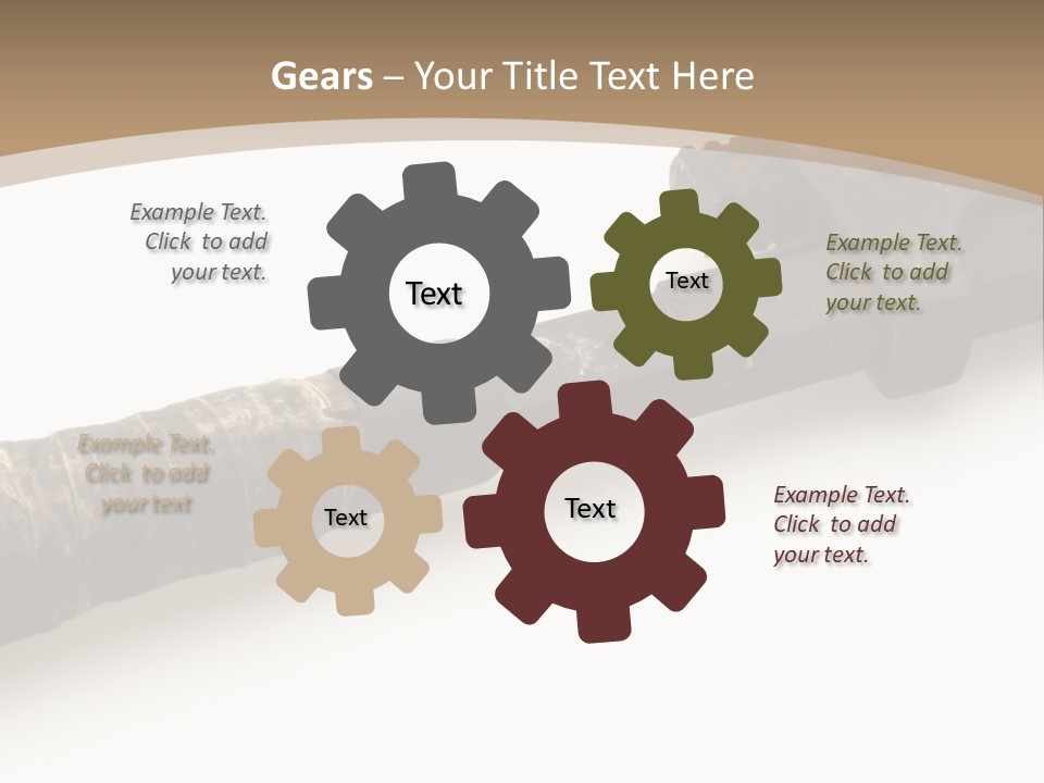 Faucet Heavy Head PowerPoint Template