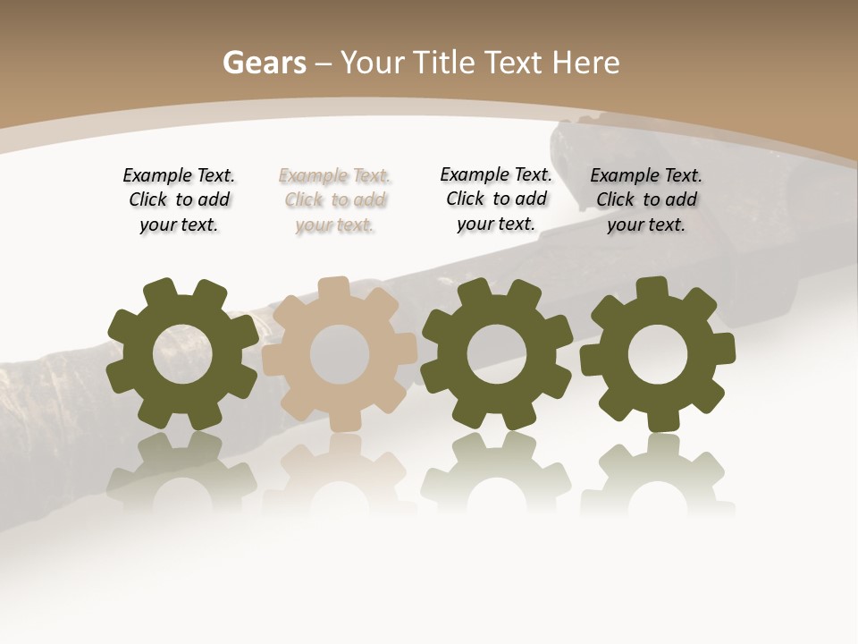 Faucet Heavy Head PowerPoint Template