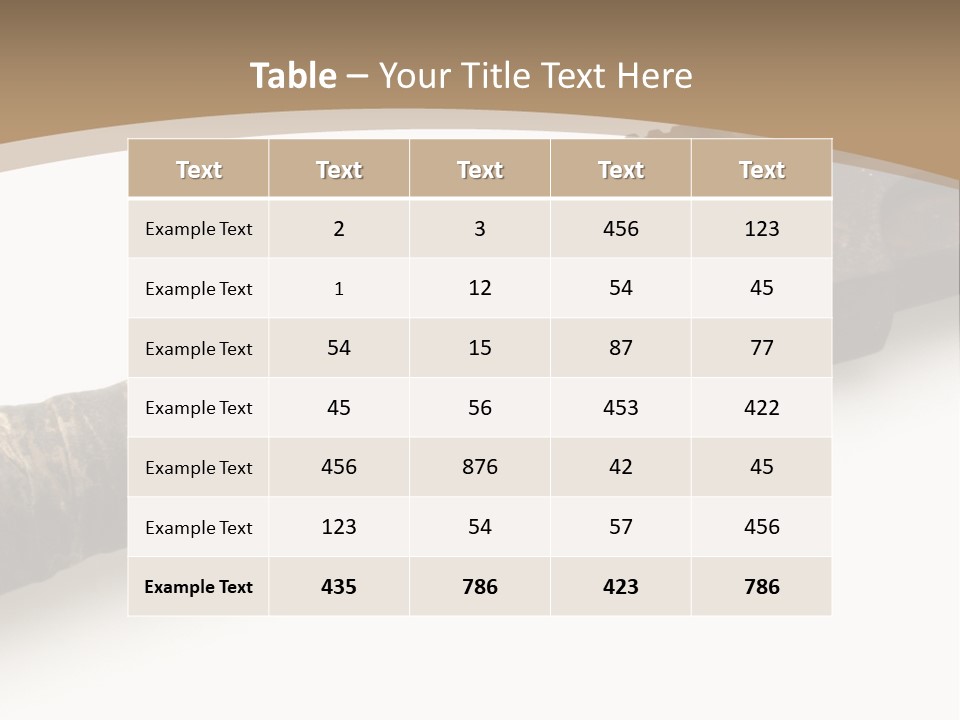 Faucet Heavy Head PowerPoint Template