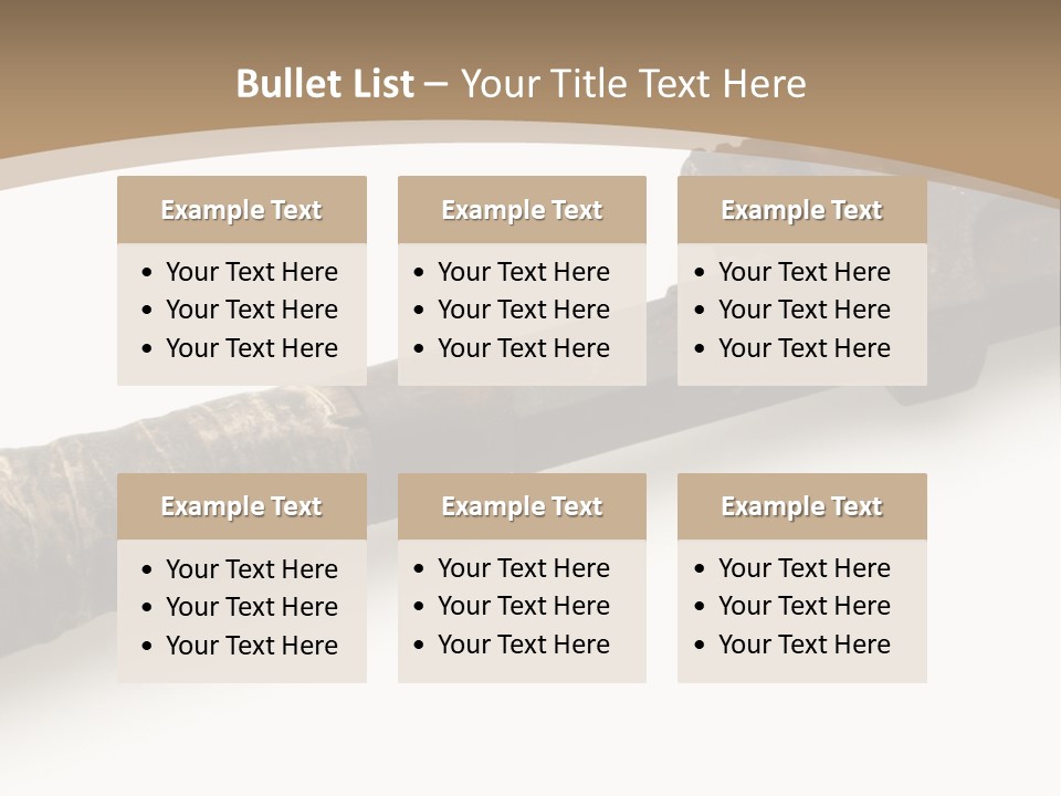 Faucet Heavy Head PowerPoint Template