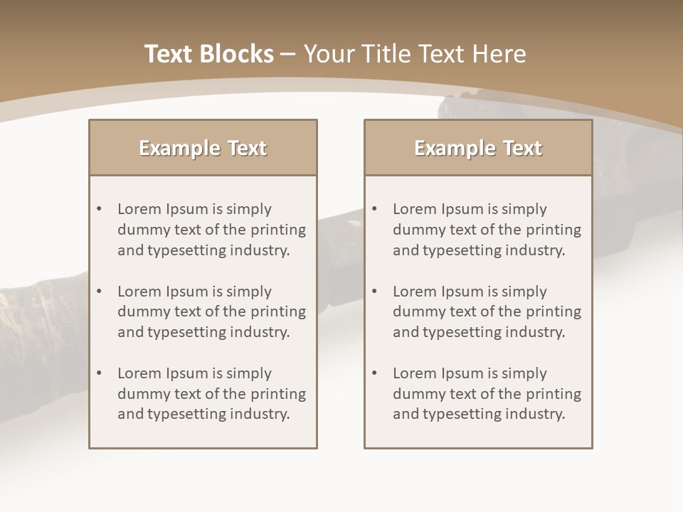 Faucet Heavy Head PowerPoint Template
