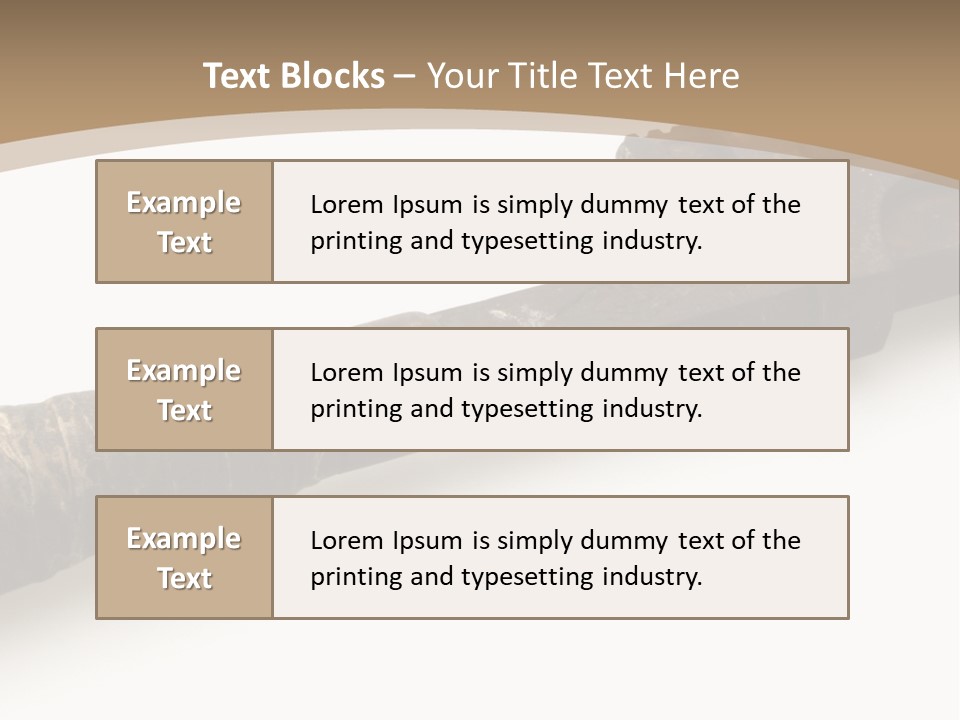 Faucet Heavy Head PowerPoint Template