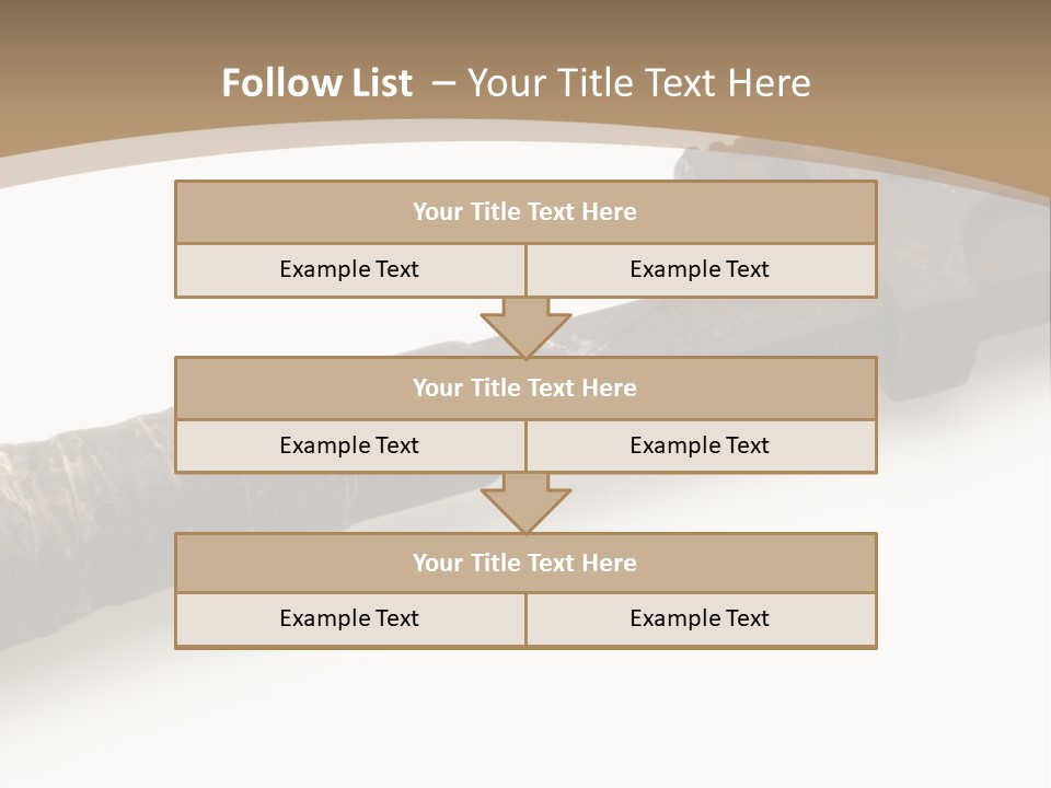 Faucet Heavy Head PowerPoint Template