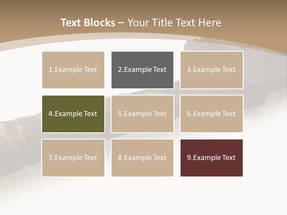 Faucet Heavy Head PowerPoint Template