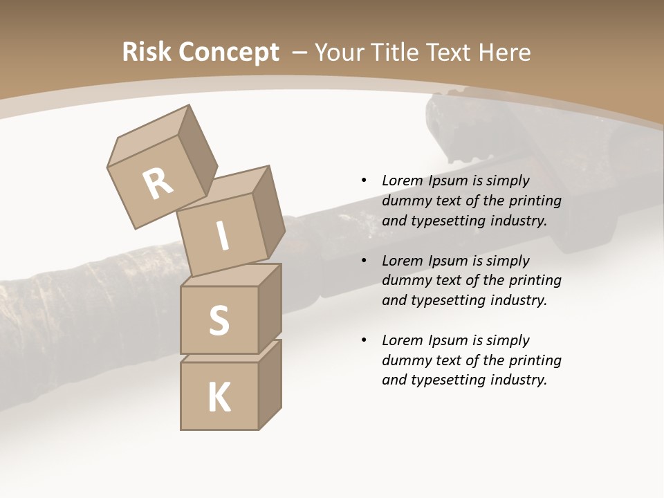 Faucet Heavy Head PowerPoint Template