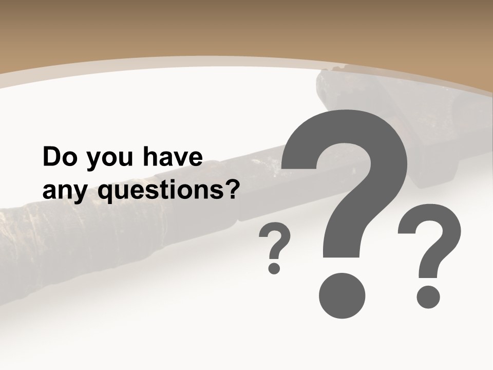 Faucet Heavy Head PowerPoint Template