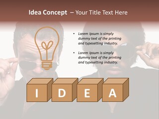 Energy Optician Positivity PowerPoint Template