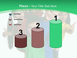 Education Girl Adorable PowerPoint Template