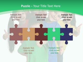 Education Girl Adorable PowerPoint Template
