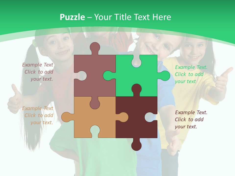 Education Girl Adorable PowerPoint Template