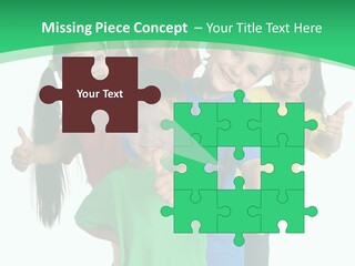 Education Girl Adorable PowerPoint Template