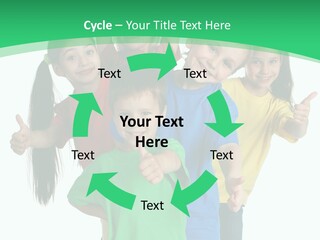 Education Girl Adorable PowerPoint Template