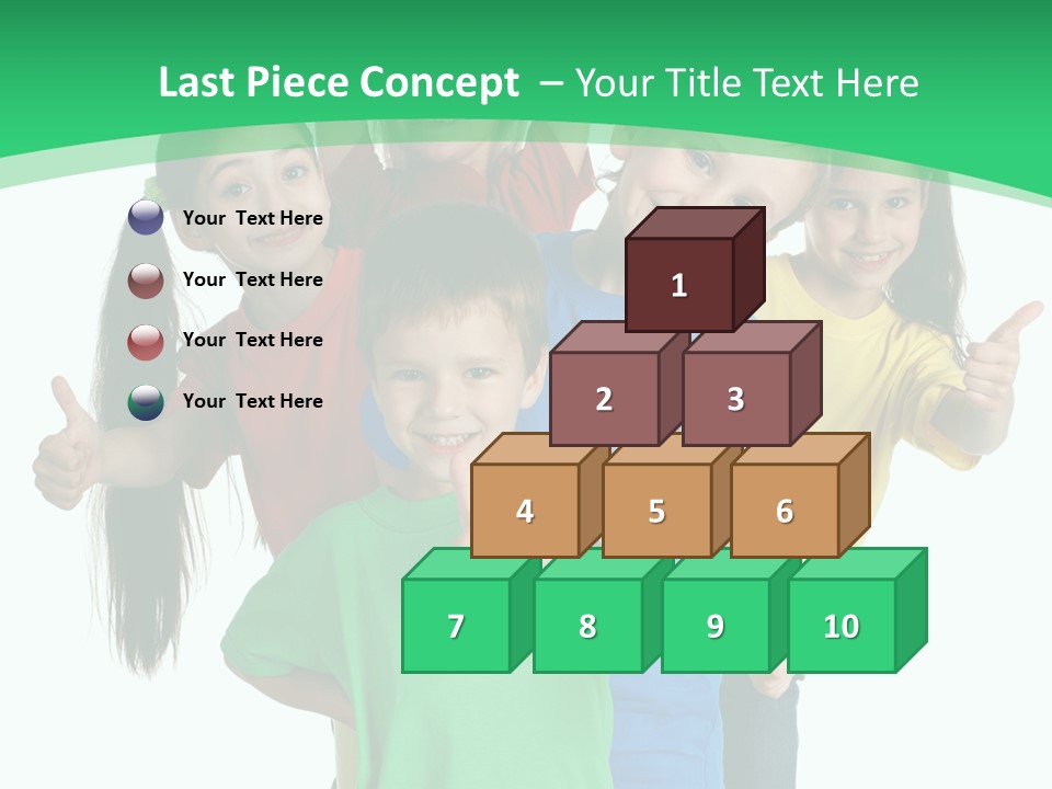 Education Girl Adorable PowerPoint Template