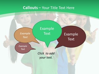Education Girl Adorable PowerPoint Template