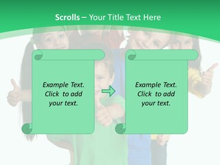 Education Girl Adorable PowerPoint Template