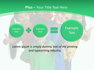 Education Girl Adorable PowerPoint Template