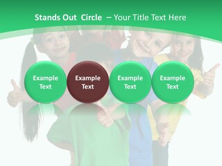 Education Girl Adorable PowerPoint Template