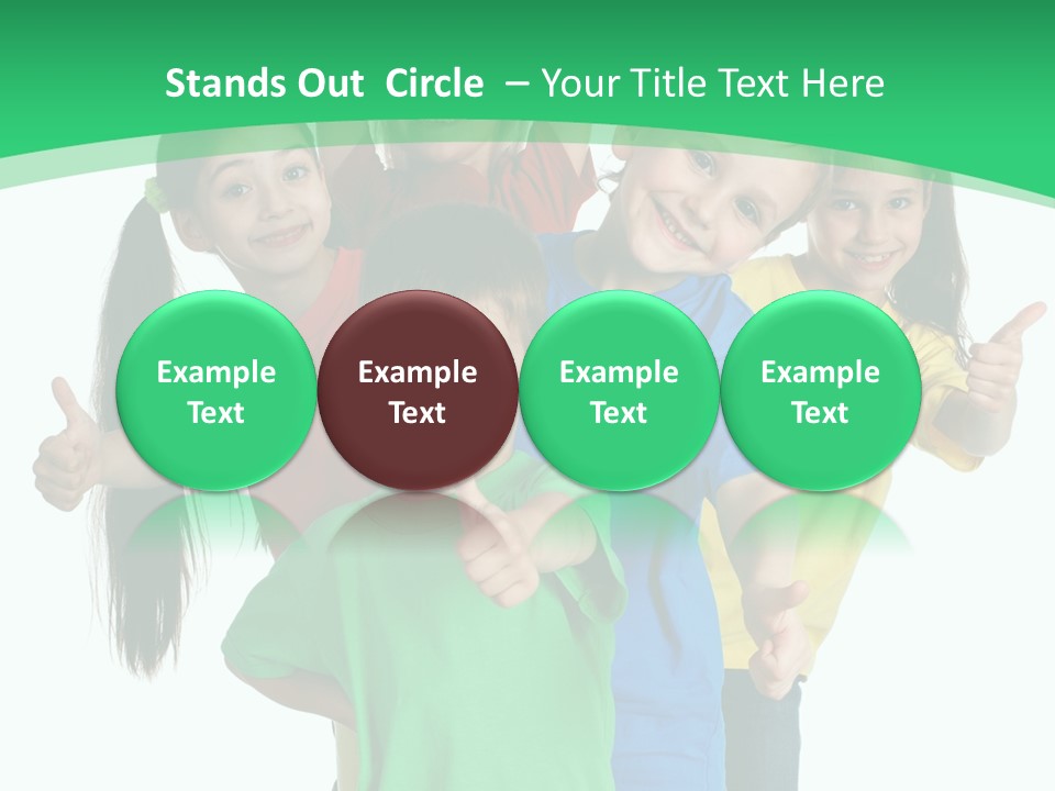 Education Girl Adorable PowerPoint Template