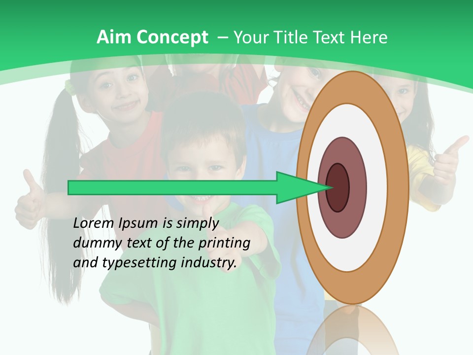 Education Girl Adorable PowerPoint Template