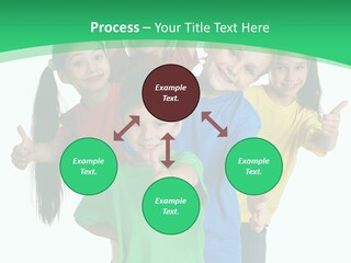 Education Girl Adorable PowerPoint Template