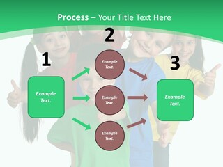 Education Girl Adorable PowerPoint Template