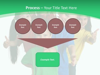 Education Girl Adorable PowerPoint Template